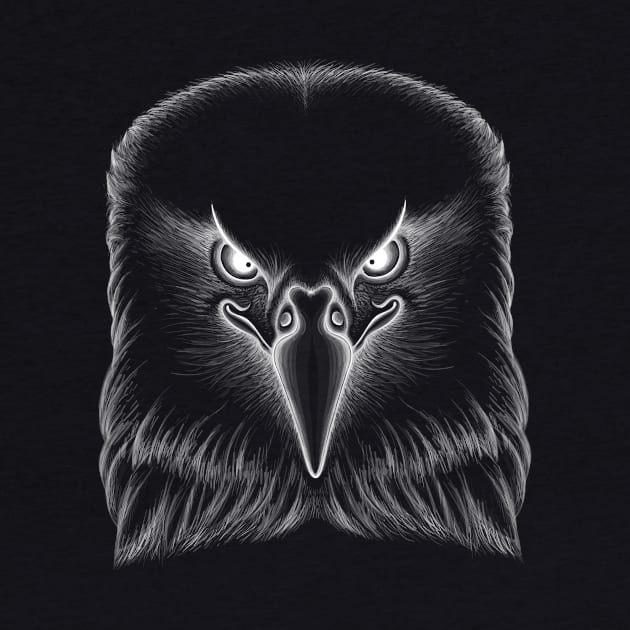 Eagle raven eagles US USA falcon magic t shirt t-shirt by Aprint Store